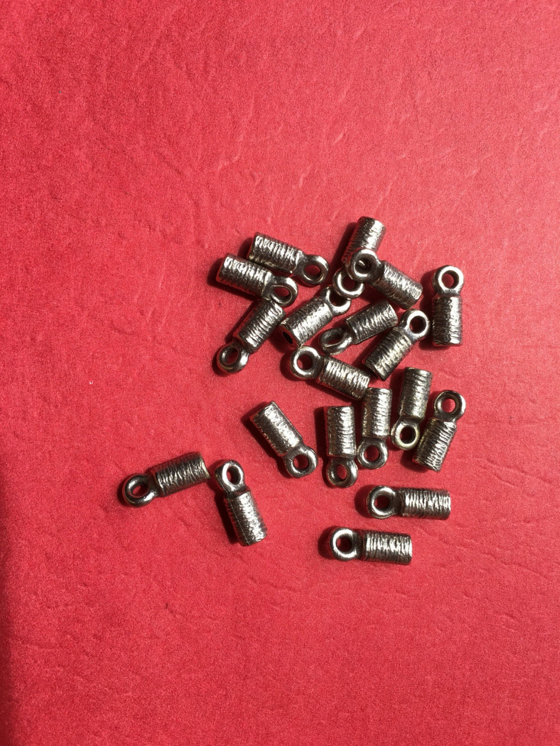 6/1 MADE IN EUROPE, 2 sets of cord ends, 2mm round leather cord ends, bracelet cord ends, bracelet clasp, leather cord clasp, (X5909as) Qty4