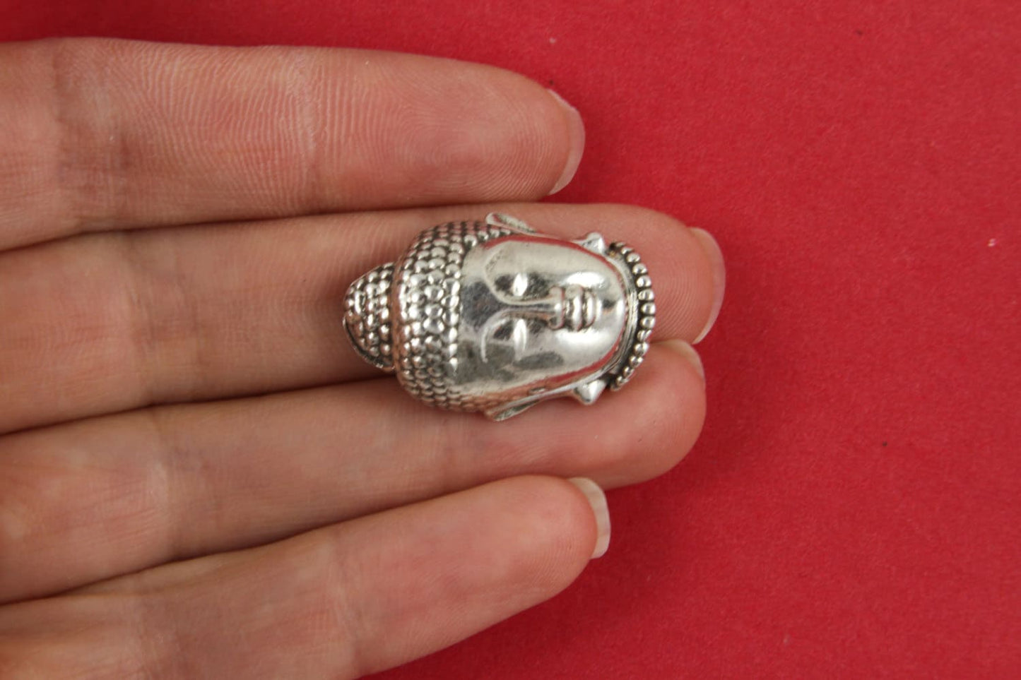 FC0232>>MADE in EUROPE zamak Buddha clasp, Buddha clasp, 10mm flat cord clasp,10mm flat cord clasp (Tm764as) Qty1