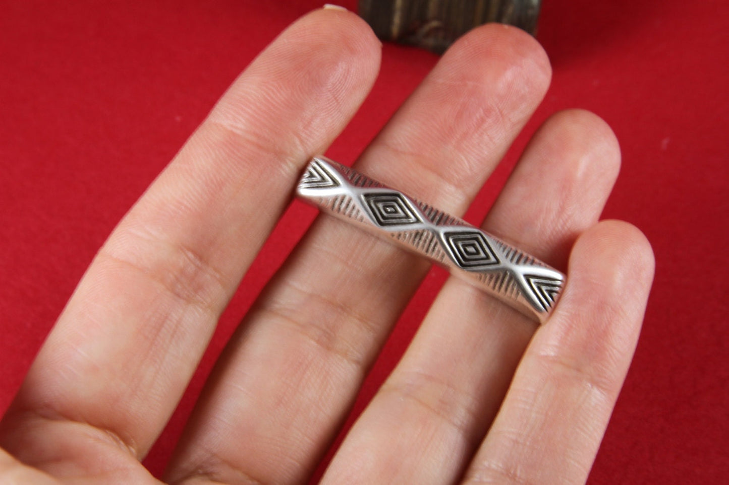 FS0104>>MADE in EUROPE 2 zamak tube sliders, 5mm cord slider tube, flat 5mm cord slider bead, silver slider tube Qty2