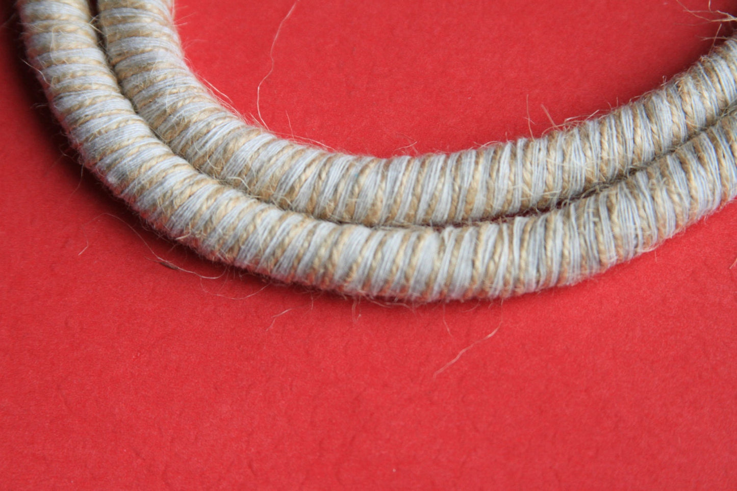 MADE in EUROPE 24" rasta cord, 10mm round cord, 10mm round twisted thread cord (93777)