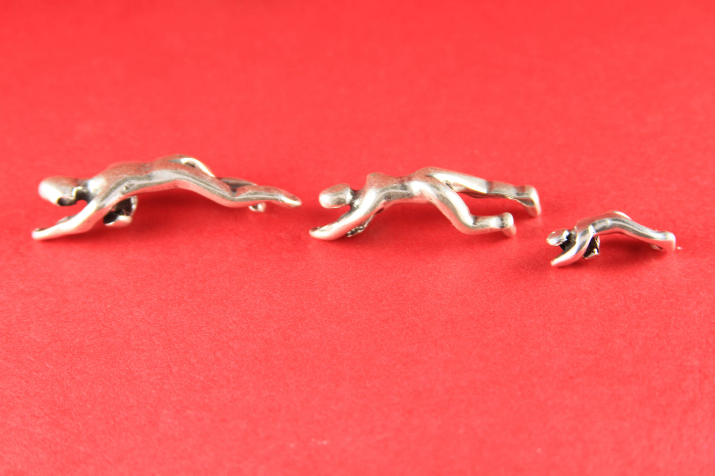 RS0124>>MADE in EUROPE zamak climber slider, 5mm round cord slider, round cord climbing man slider, (78421/05) Qty1