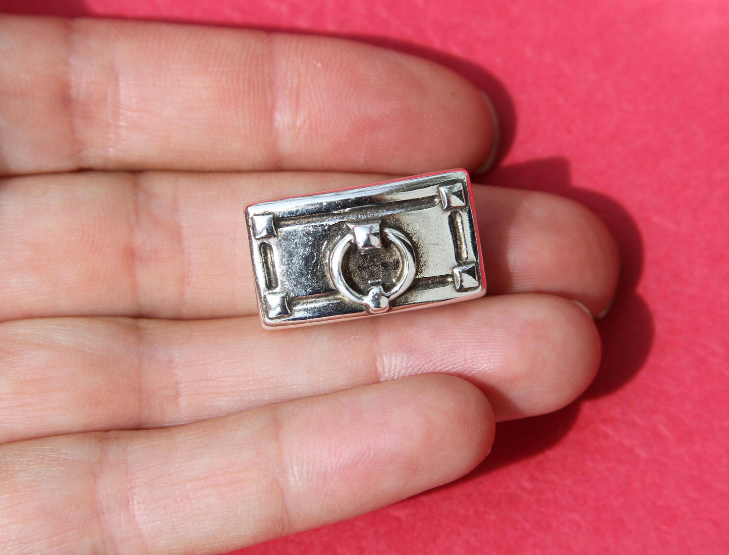 FS0165>>MADE in EUROPE 2 zamak sliders, 10mm flat cord slider, 10mm leather cord sliders, zamak sliders (5390/10) Qty2