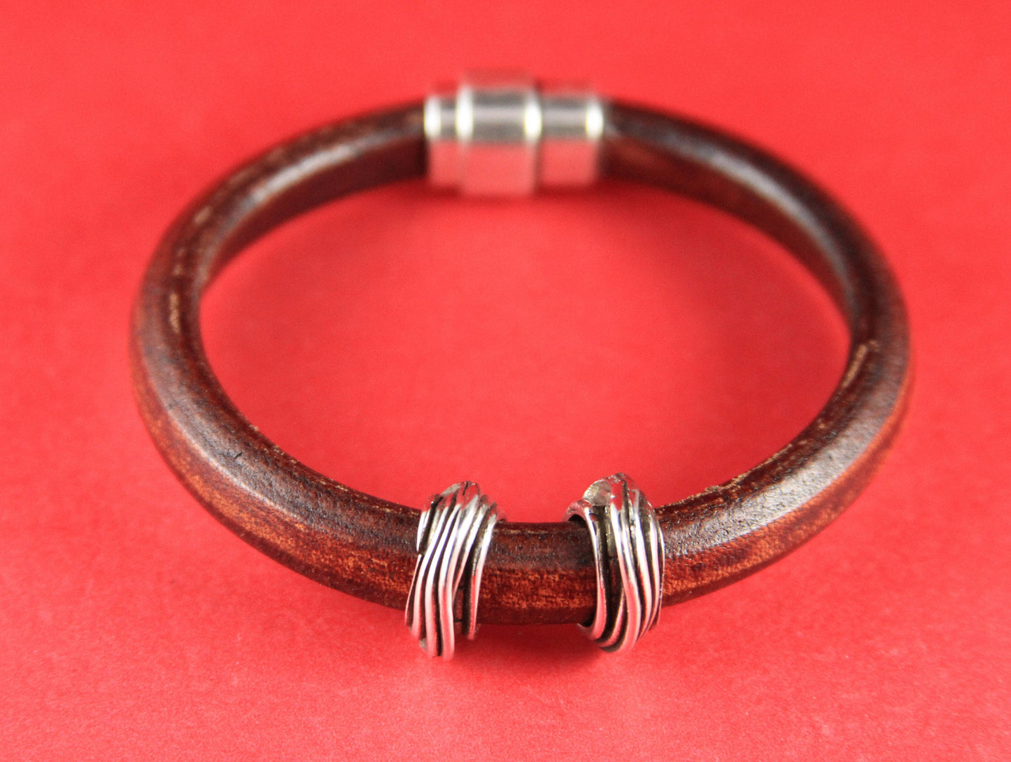 LS0012>>MADE IN EUROPE 2 zamak ring sliders, licorice ring slider, 10x6mm sliders, silver ring sliders(ablz147s) Qty2