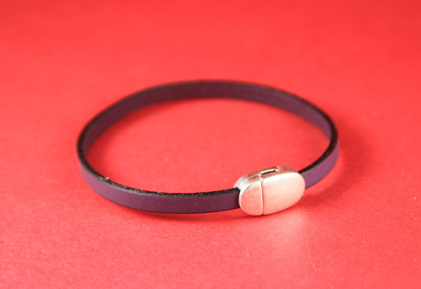 FC0269>>MADE IN EUROPE zamak clasp, 5mm flat cord clasp, bracelet clasp, flat cord clasp Qty1