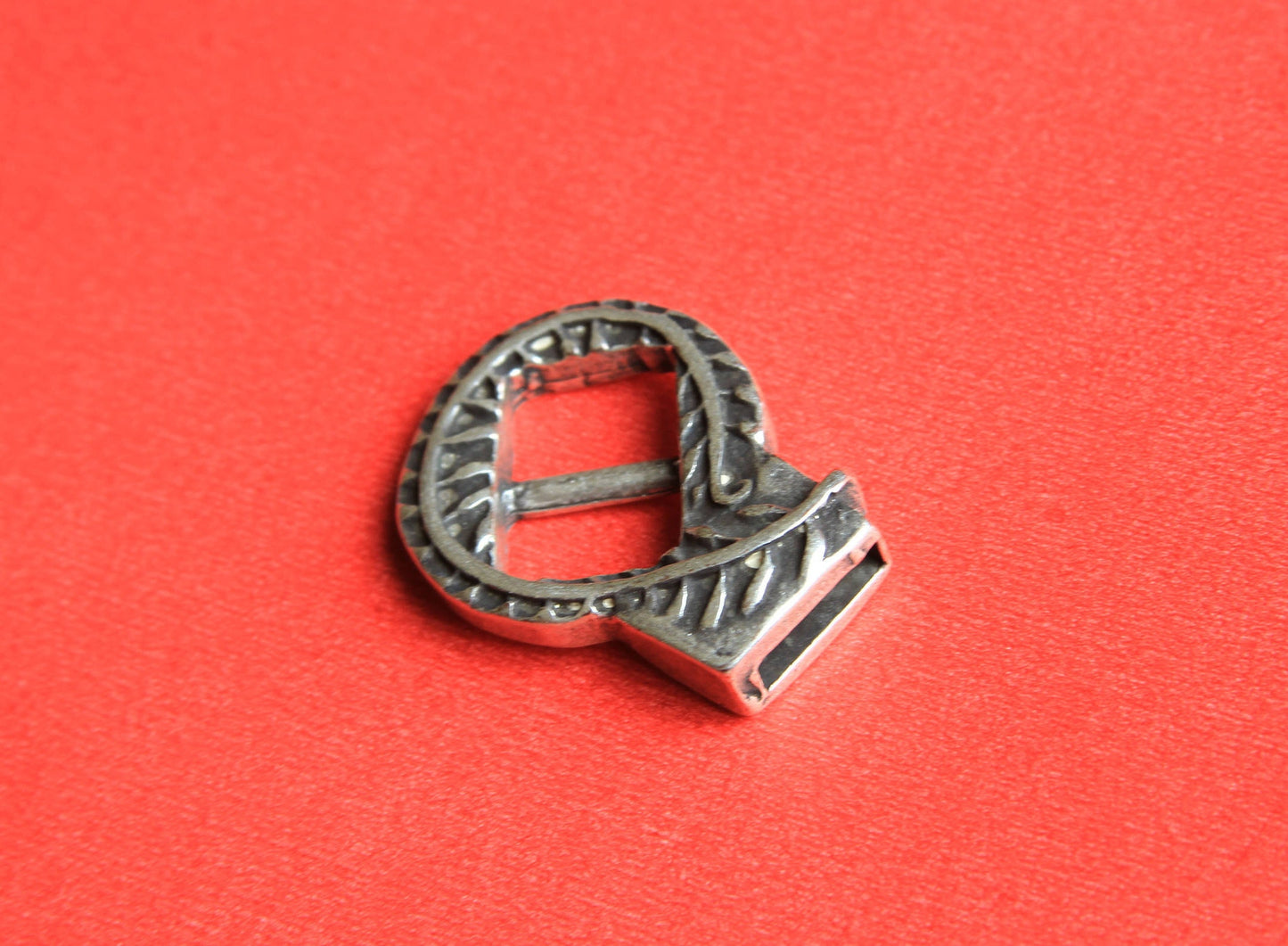 FC0259>>MADE in EUROPE zamak buckle clasp, flat zamak buckle clasp, flat cord clasp, 10mm flat cord clasp, (78803/10) Qty1