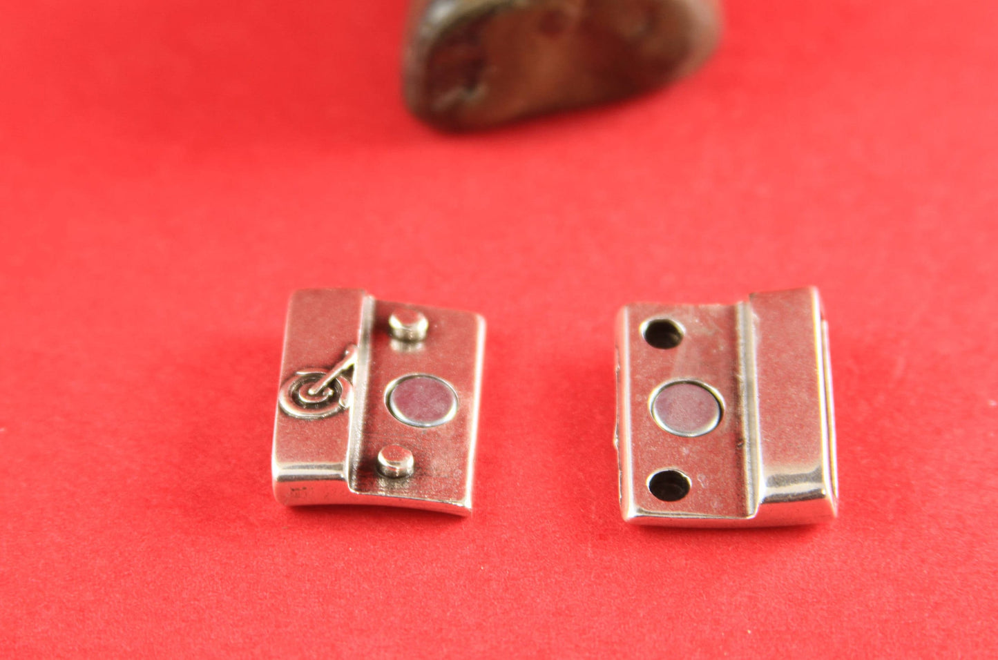 FC0068/69>>MADE in EUROPE zamak clasp, 20mm flat cord clasp, motorcycle clasp Qty1