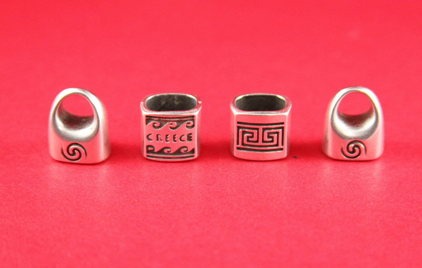 LC0015>>MADE IN EUROPE licorice cord ends, licorice cord end caps, 10x6mm end caps(PF9033) Qty2