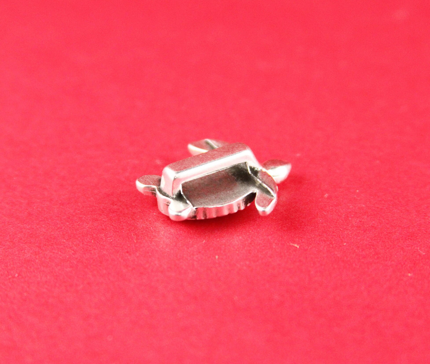 FS0178>>MADE in EUROPE turtle zamak slider, 10mm flat cord slider, 10mm leather cord turtle slider, zamak sliders Qty1