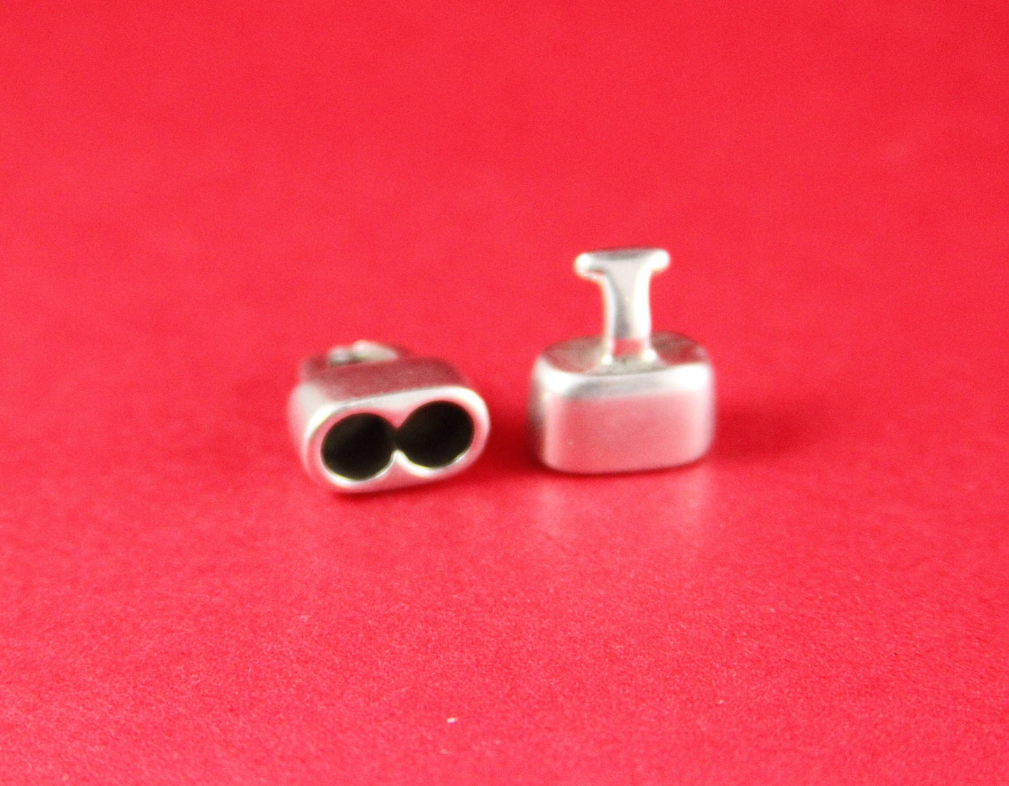 RC0108>>MADE in EUROPE zamak hook clasp, double strand hook clasp, 5mm round zamak clasp (PF8678) Qty1
