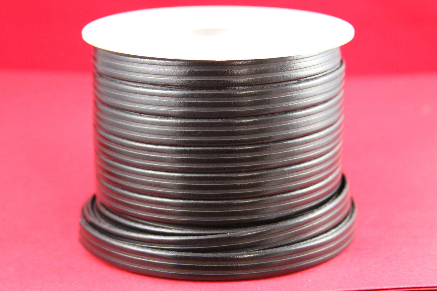MADE in EUROPE 24" flat leather cord, 10mm embossed leather cord, 10mm stripped embossed leather cord (497/10/01)