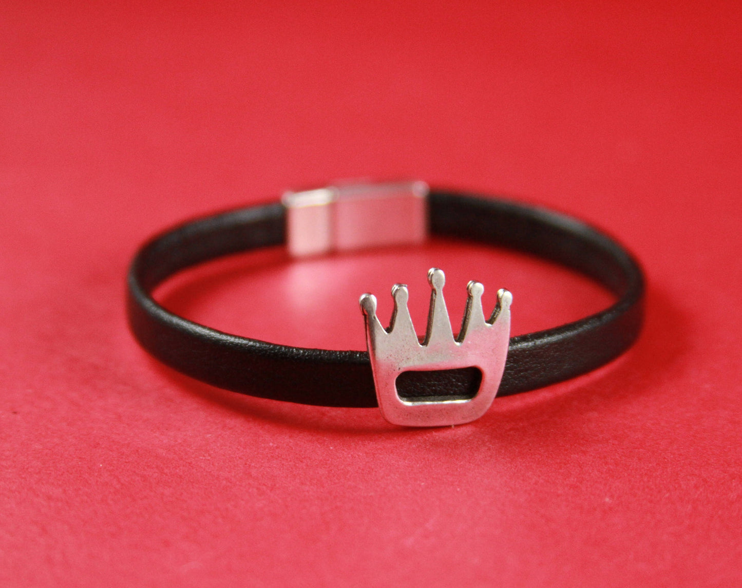 FS0320>>MADE in EUROPE 2 zamak crown sliders for 5mm cord, flat cord slider, zamak crown slider (Ablz172) qty2