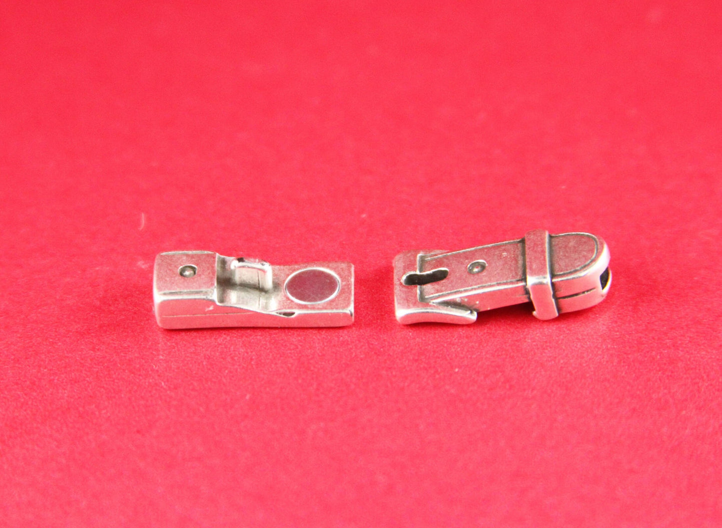 FC0234>>MADE in EUROPE zamak flat cord clasp, buckle zamak clasp, zamak 5mm flat cord buckle clasp, Qty1