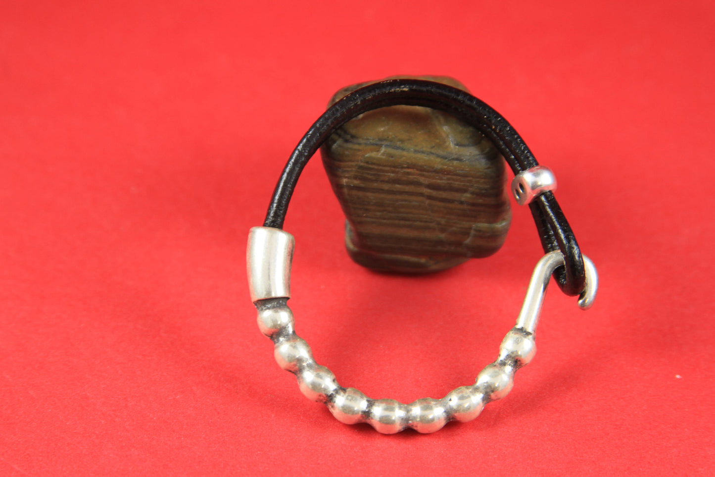 B0043>>MADE IN EUROPE zamak half bracelet with strand separator, bracelet hook clasp (77857/05) qty 1set