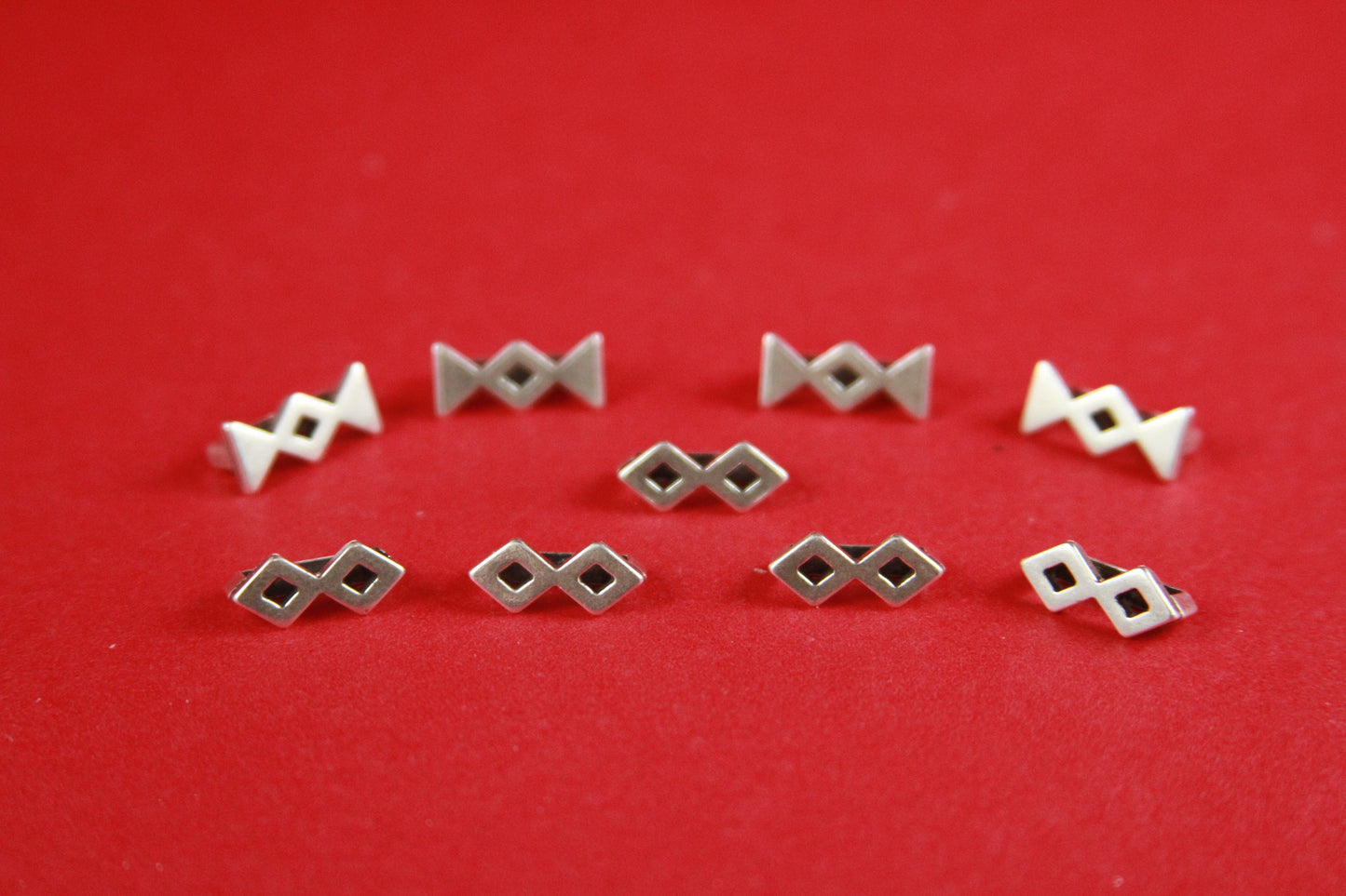 FS0290>>MADE IN EUROPE zamak 9pc sliders set, flat cord slider, 10mm flat cord sliders set, silver flat sliders(78472/78471/10) Qty9