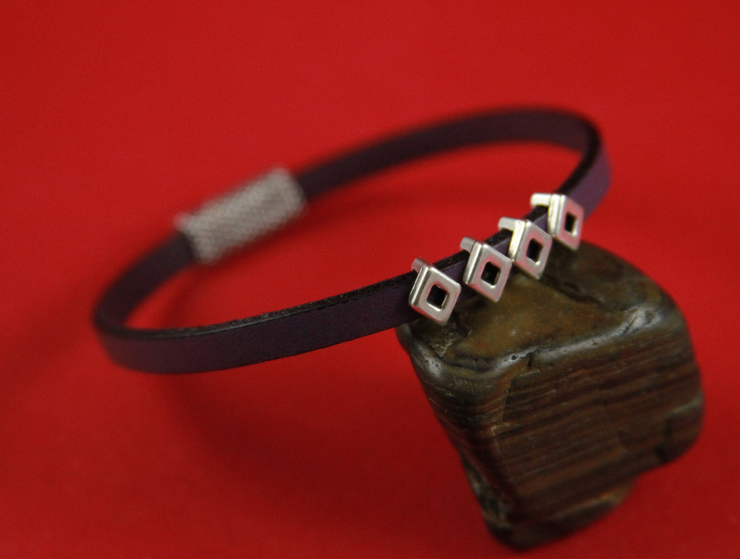 FS0276>>MADE in EUROPE 4 zamak sliders for 5mm cord, flat 5mm cord slider, zamak rombus slider qty4