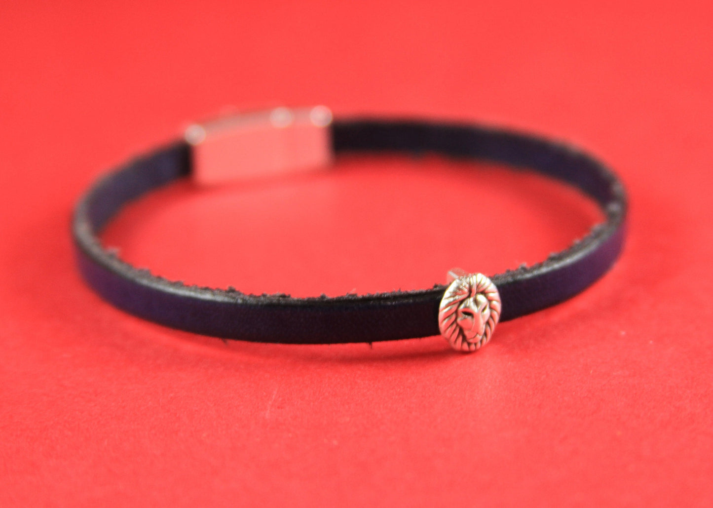 FS0079>>MADE in EUROPE 4 zamak lion sliders for 5mm cord, flat 5mm cord slider, zamak lion head sliders qty4