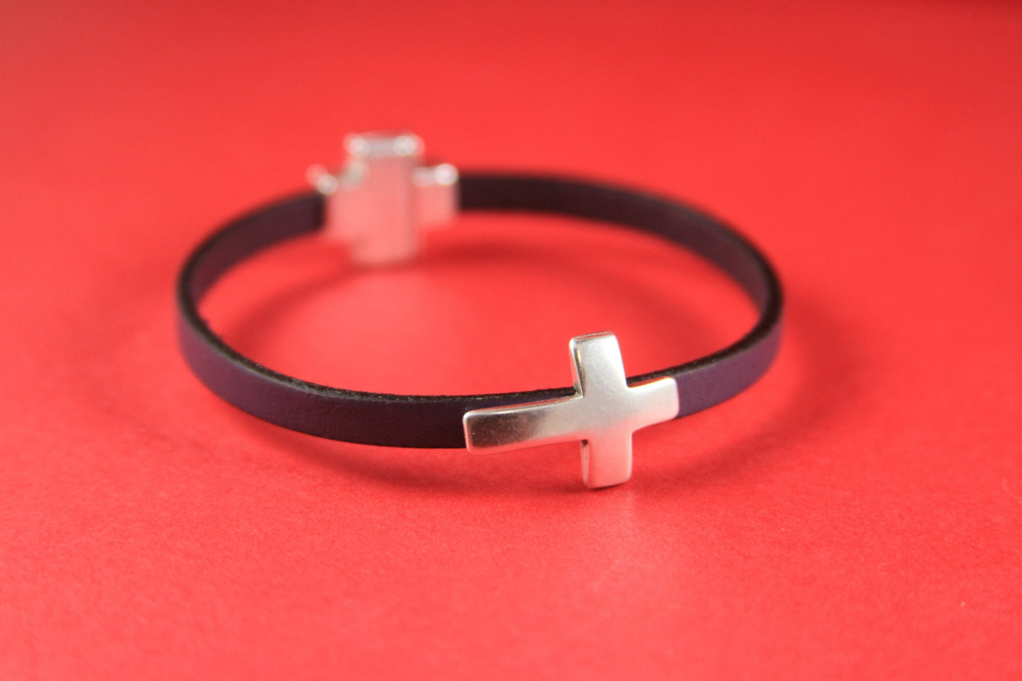 FS0317>>MADE in EUROPE 2 zamak cross sliders, 5mm flat cord zamak cross sliders, zamak slider for 5mm cord, Qty2