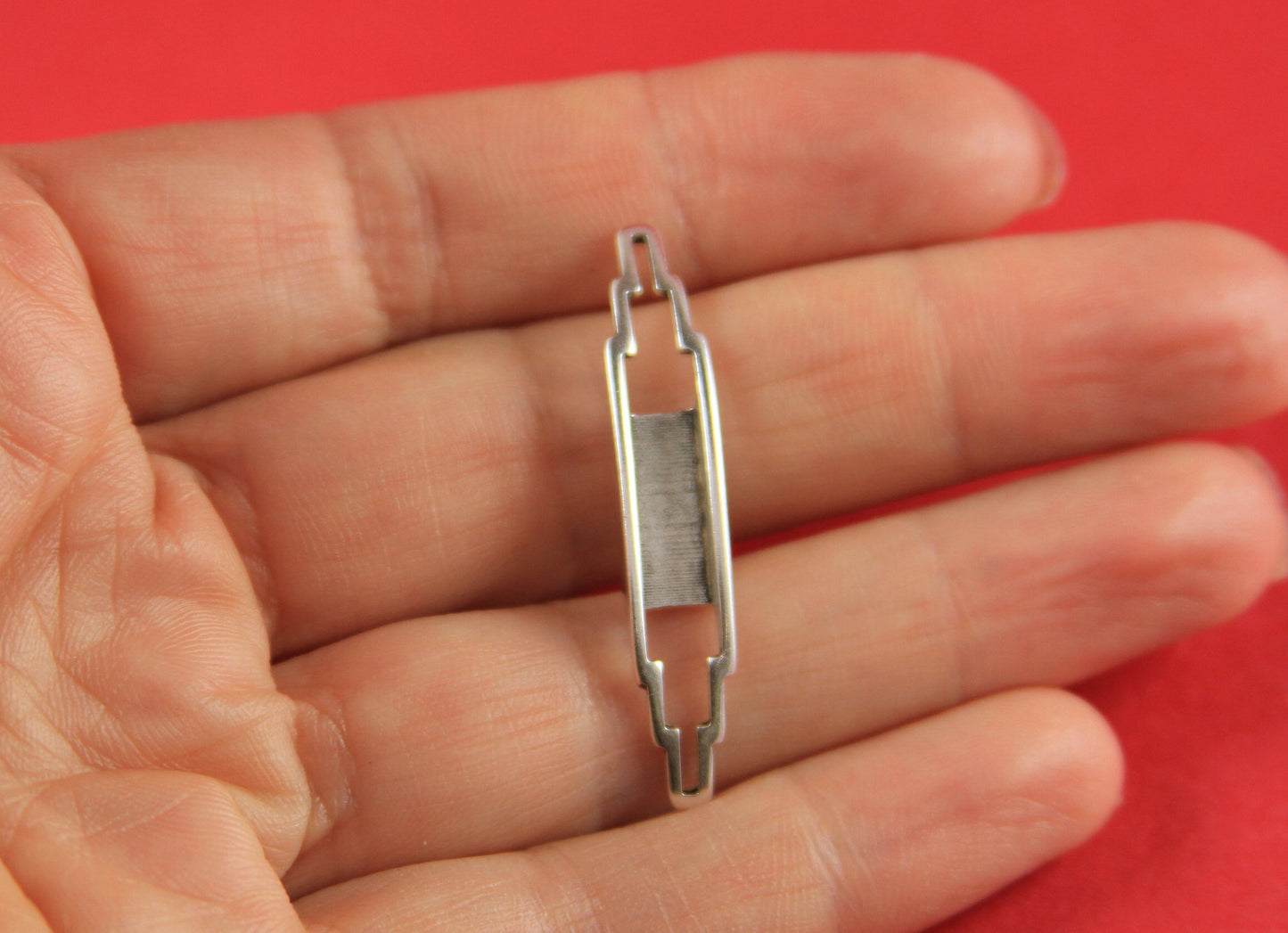 FS0207>>MADE in EUROPE flat cord zamak slider, 5mm cord slider, flat 5mm cord slider Qty1