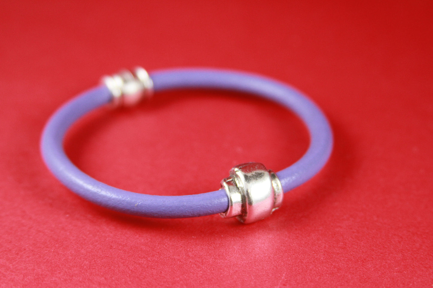 RS0067>>MADE in EUROPE 2 silver zamak tubes, 5mm hole zamak tube slider, 5mm round cord tube bead (ABLZ187s) qty2