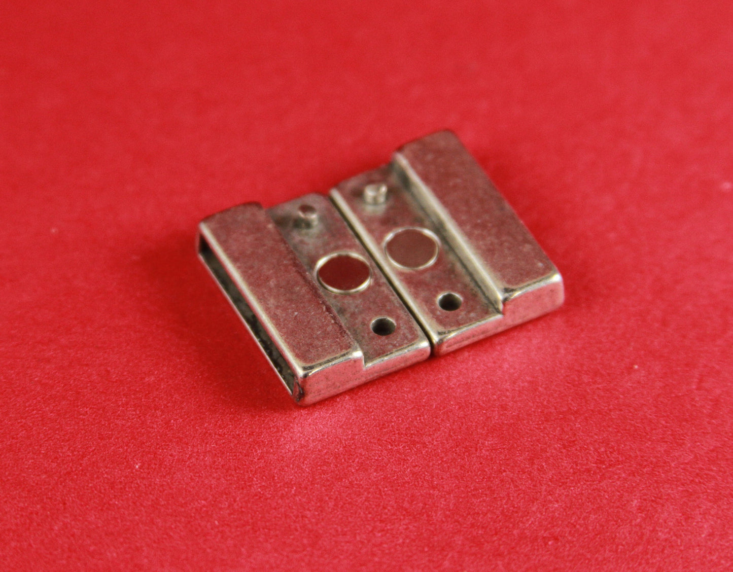 FC0100>>MADE in EUROPE zamak 20mm flat cord magnetic clasp, silver 20mm clasp, copper 20mm clasp, gold 20mm clasp(6141/20) Qty1