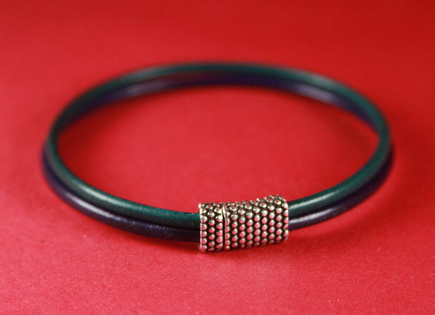 FC0156>>MADE in EUROPE zamak clasp for flat 6mm cord, beaded clasp for flat cord, clasp for 6mm cord qty1