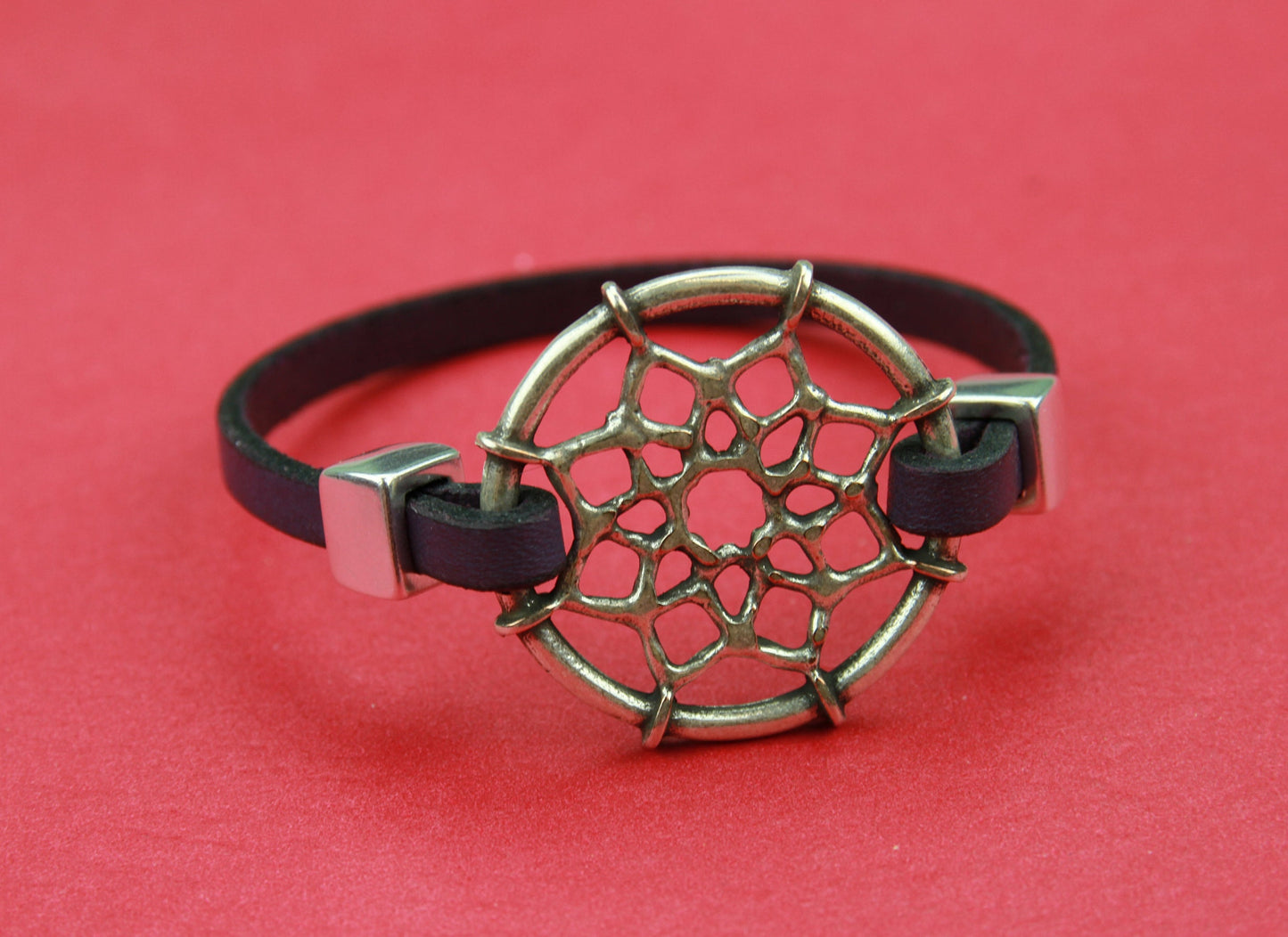 C0079>> MADE in EUROPE zamak dream catcher connector, zamak bracelet component (77502/00) qty1
