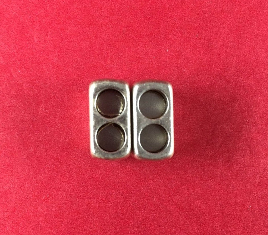 RC0076>>MADE in EUROPE zamak clasp, 4,5mm cord clasp, 4mm round cord clasp (6261) qty1
