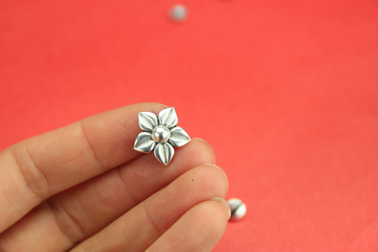 12/3 MADE in EUROPE flower screw sets, jasmin flower screw set (PF9128) Qty1