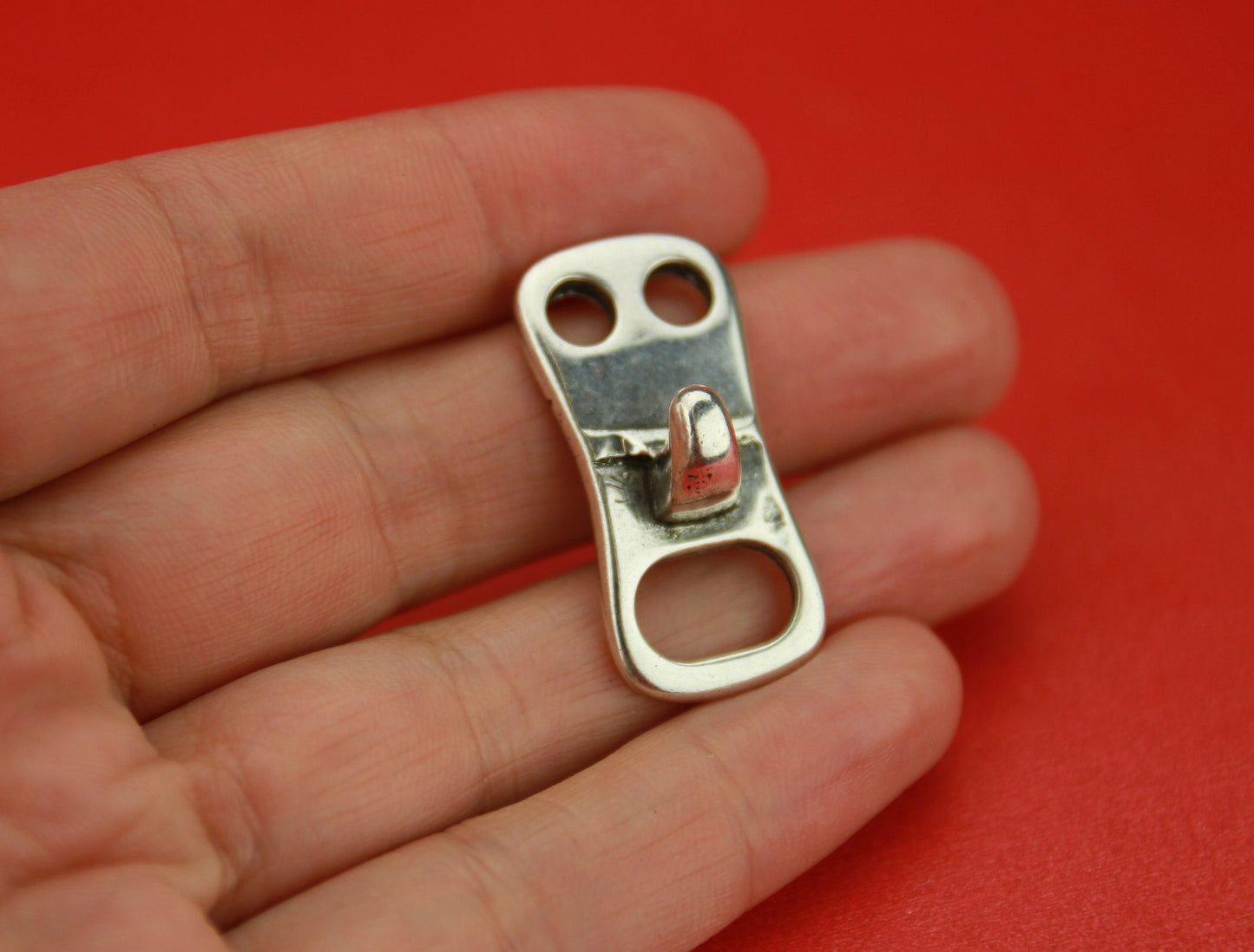 FC0284>>MADE in EUROPE zamak hook clasp with loop maker finding,5mm flat cord clasp, hook and loop clasp (7308S)Qty 1set