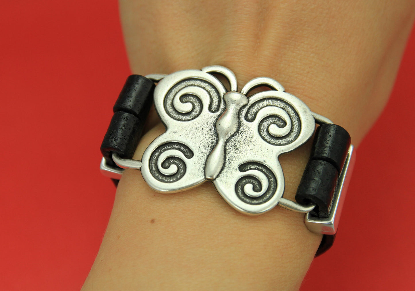C0126>>MADE in EUROPE zamak butterfly connector, large butterfly connector (EN0103) Qty1