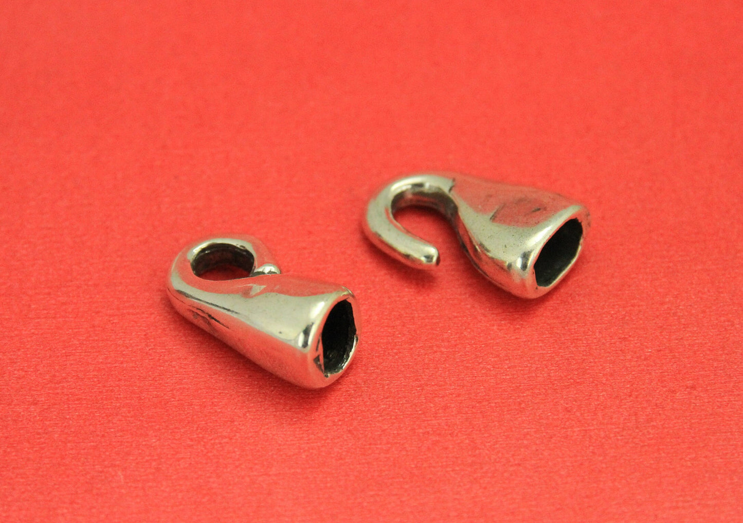 LC0021>>MADE in EUROPE zamak hook clasp, licorice cord hook clasp, licorice cord hook clasp, qty1