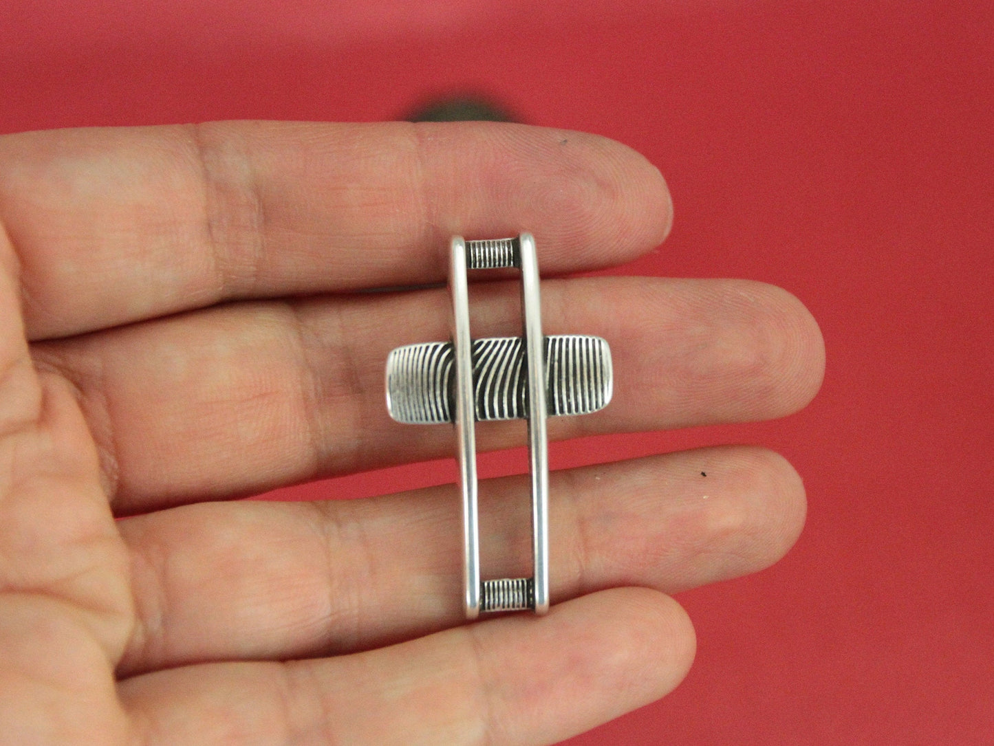 C0147>>MADE in EUROPE zamak cross connector, cross connector for 5mm flat cord, zamak cross slider