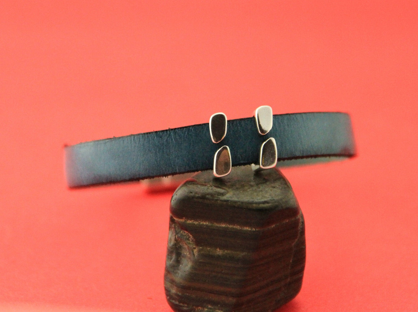 FS0508>>MADE IN EUROPE 4 zamak slider bars, flat cord slider, 10mm flat cord sliders, silver bar sliders Qty4