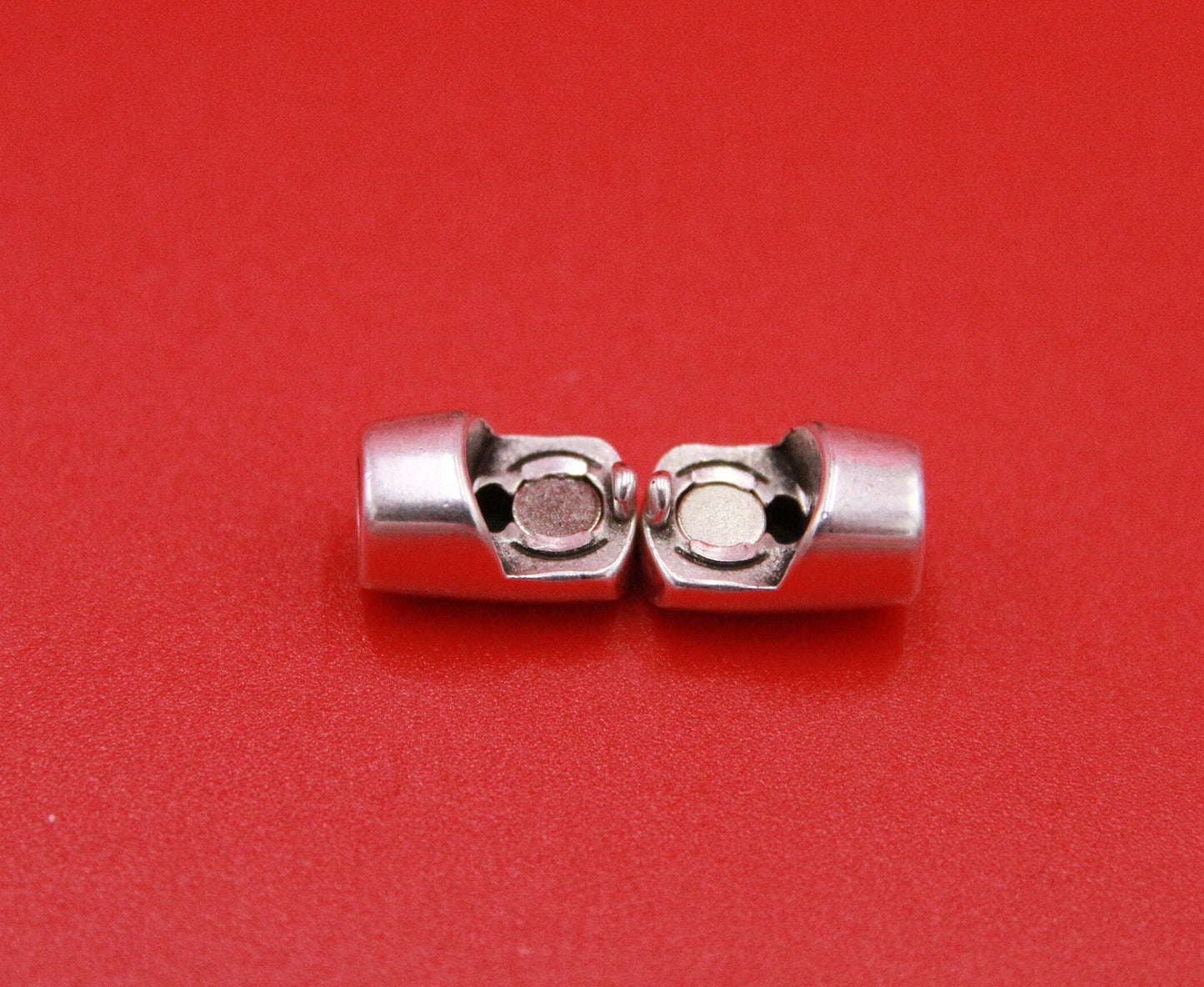 RC0190>>MADE IN EUROPE 5mm cord clasp, 5mm round leather cord clasp, round cord zamak clasp Qty1