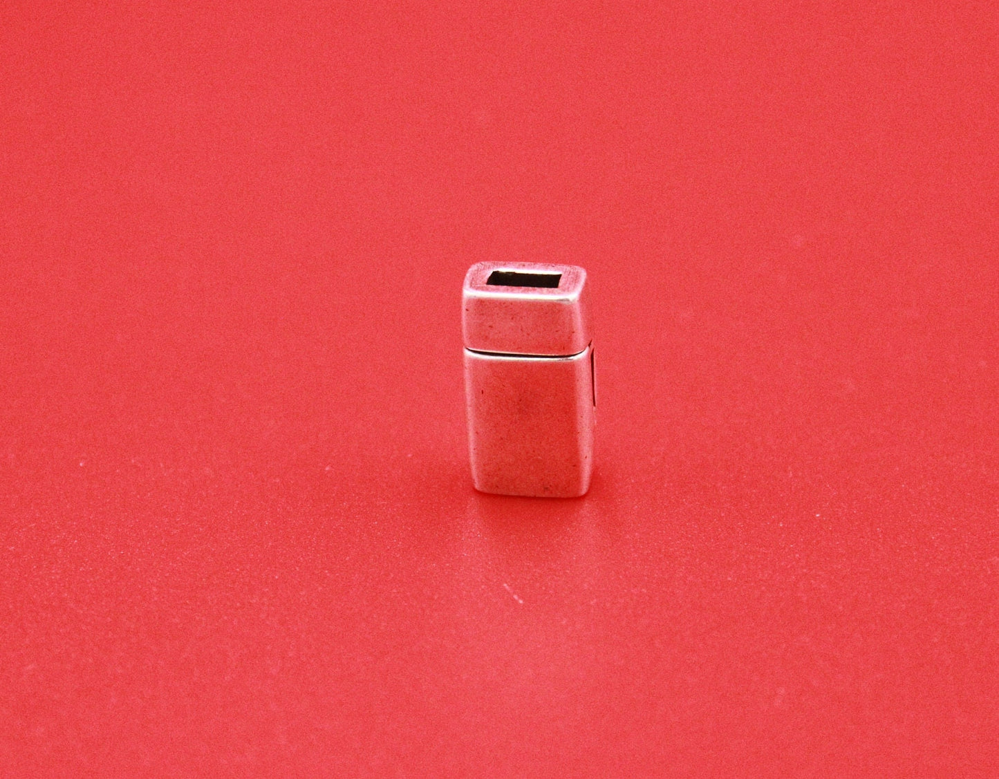 FC0382>>MADE in EUROPE zamak flat cord clasp, zamak clasp, 5mm or 6mm flat cord clasp, Qty1