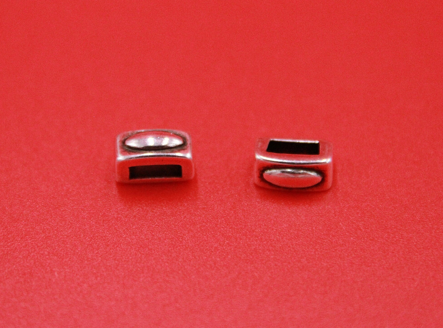 FS0542>>MADE in EUROPE 4 slider bars, 10mm and 6mm flat cord sliders, Qty4