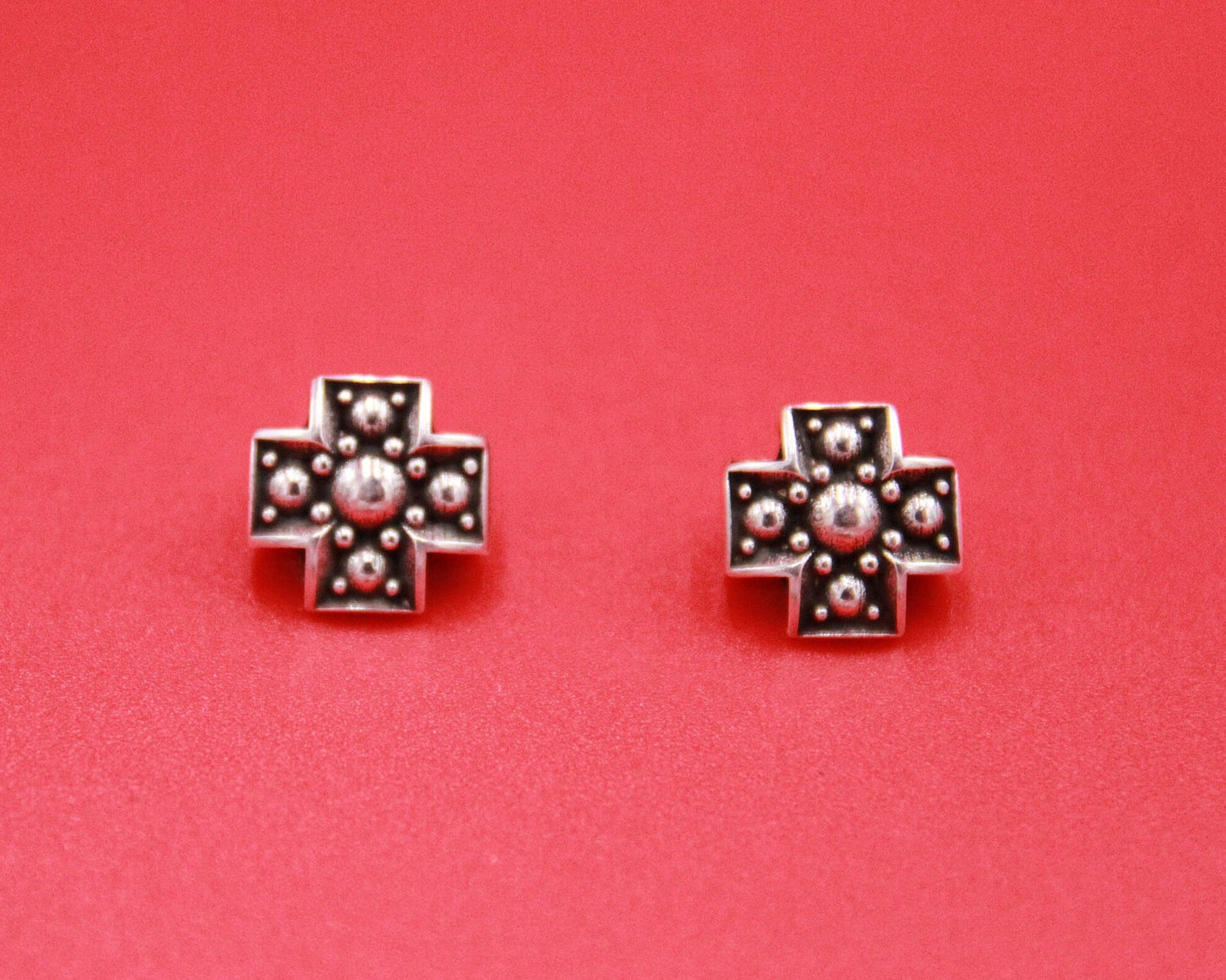 FS0556>>MADE in EUROPE 2 zamak cross sliders for 10mm flat cord, 10mm zamak slider, flat leather cord CROSS slider, Qty2