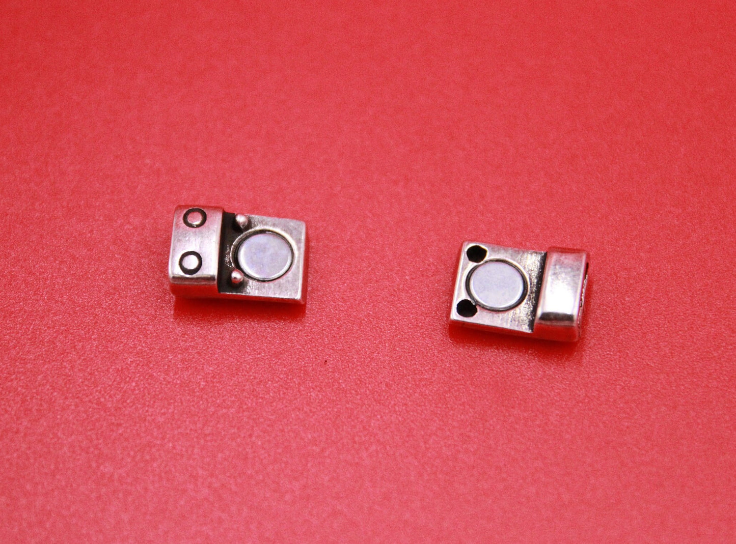 FC0395>>MADE in EUROPE zamak clasp for flat 6mm cord, zamak clasp for flat cord, clasp for 6mm cord, qty1