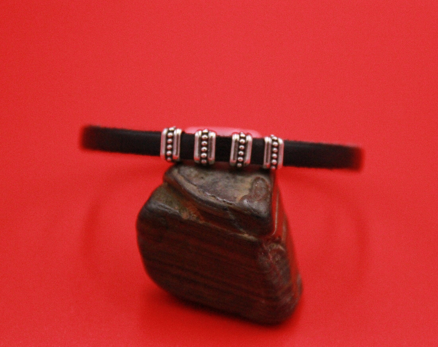 FS0563>>MADE in EUROPE 4 zamak sliders for 5mm cord, flat cord slider, zamak bar slider (F810/5S) qty4