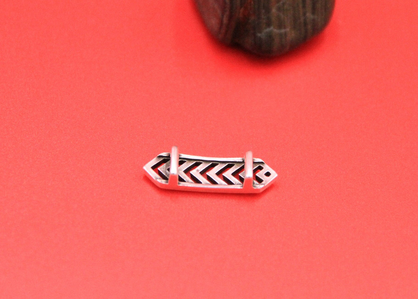 FS0588>>MADE in EUROPE 2 zamak 5mm flat cord sliders, 5mm cord sliders, flat 5mm cord slider, Qty2