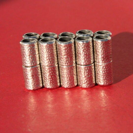 RC0035>>MADE IN EUROPE 5mm round cord clasp, 5mm round leather cord clasp, hammered clasp (XM5978)