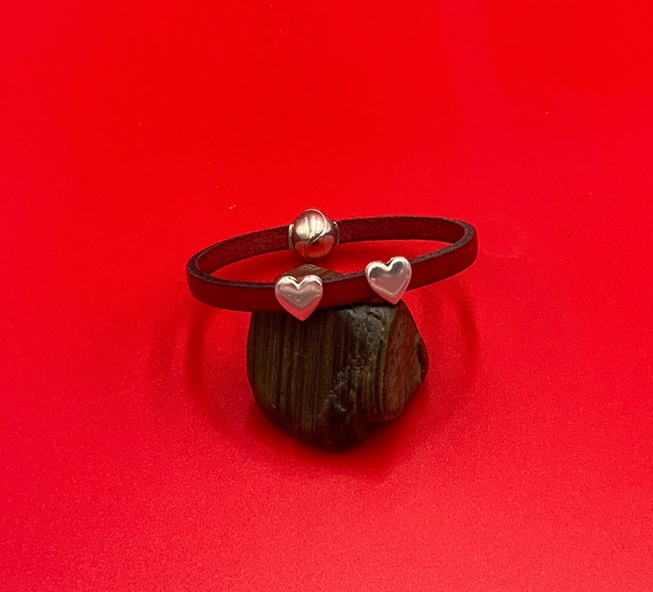 FS0619>>MADE in EUROPE 4 Zamak heart sliders for 5mm cord, flat cord heart slider, silver heart slider qty4