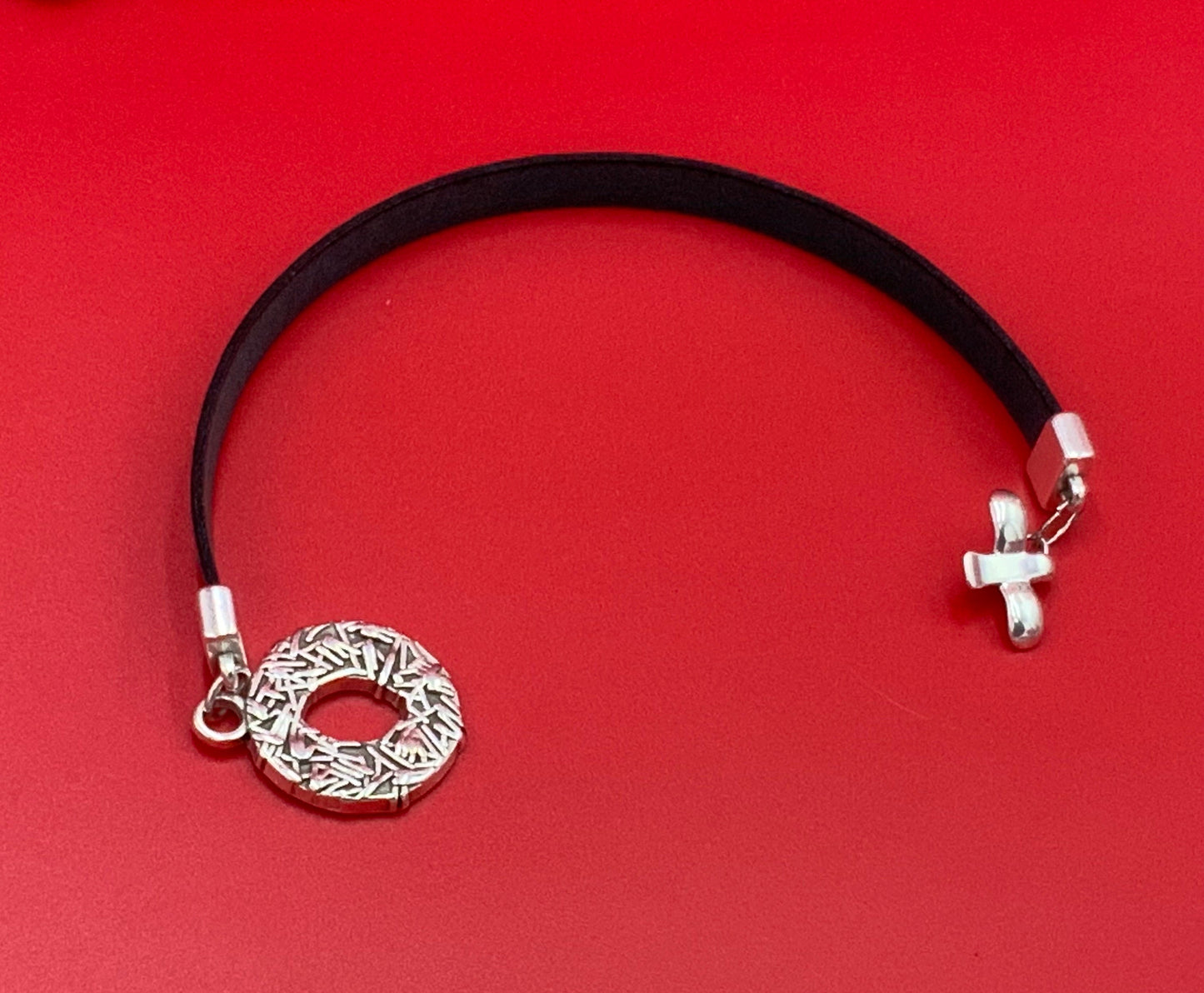 FC0056>> MADE in EUROPE Zamak bird nest toggle clasp, 10mm flat cord Zamak bird toggle clasp