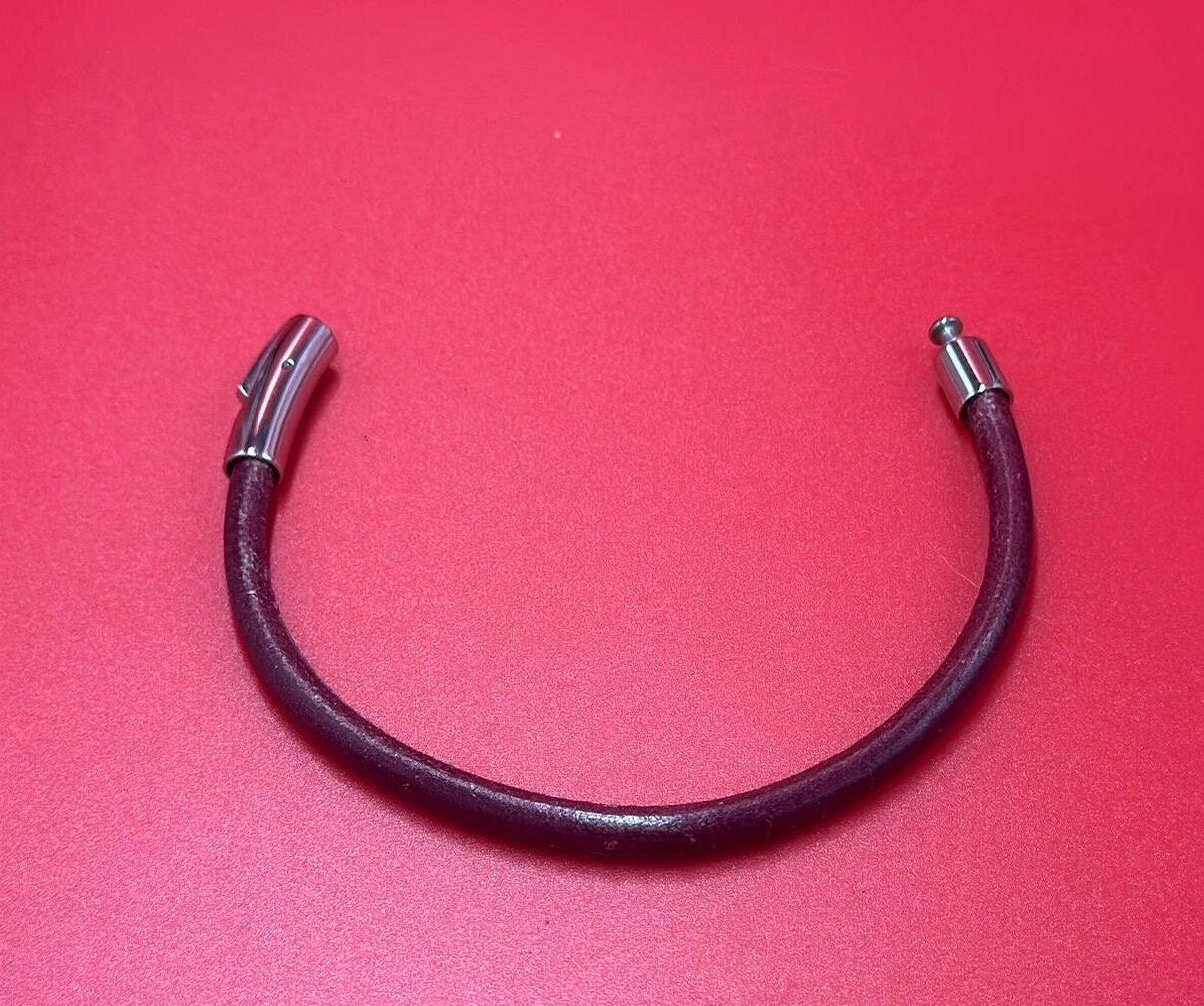 RC0221>>304 Stainless steel 5mm bayonet clasp, round cord clasp, 5mm cord bayonet clasp, Qty1