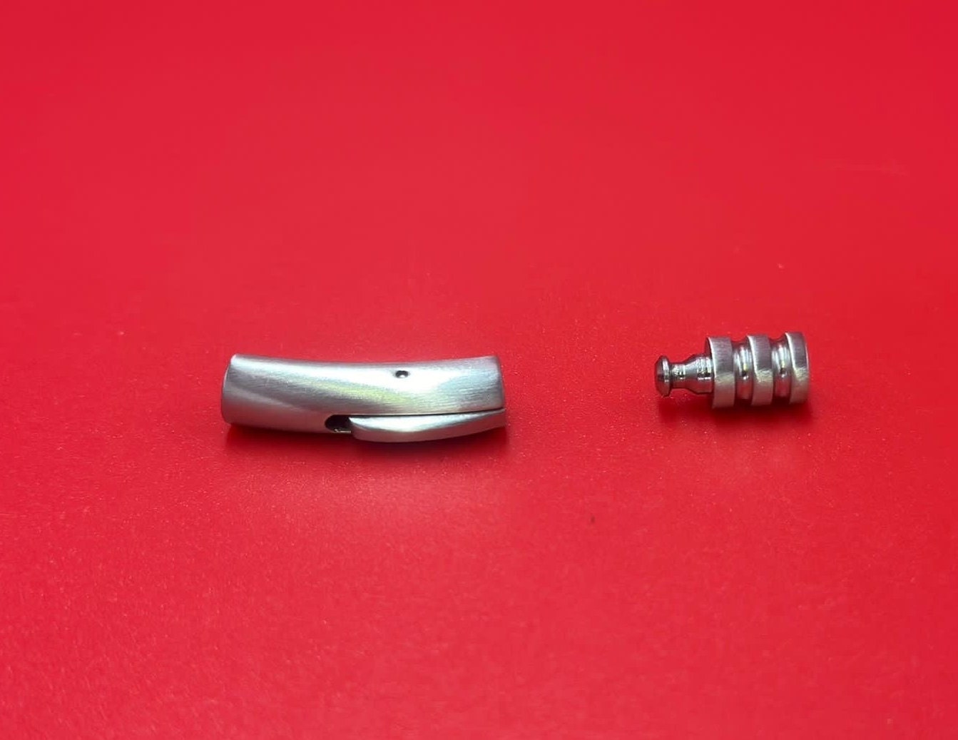 RC0220>>304 Stainless steel 4mm cord bayonet clasp, 4mm round cord clasp