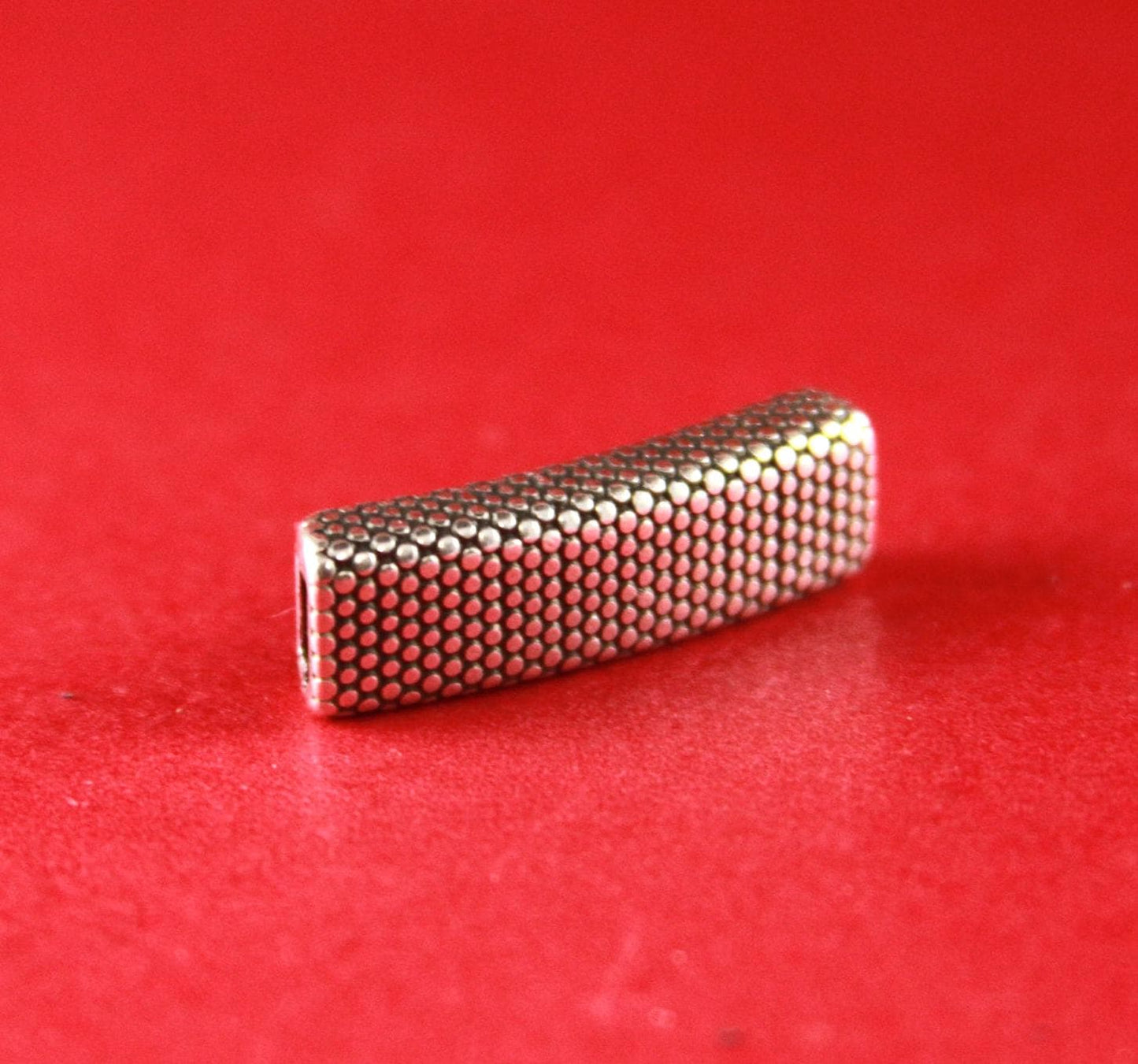 FS0054>>MADE in EUROPE 2 zamak sliders, 5mm cord slider tube, flat 5mm cord slider bead, beaded 5mm tube Qty2