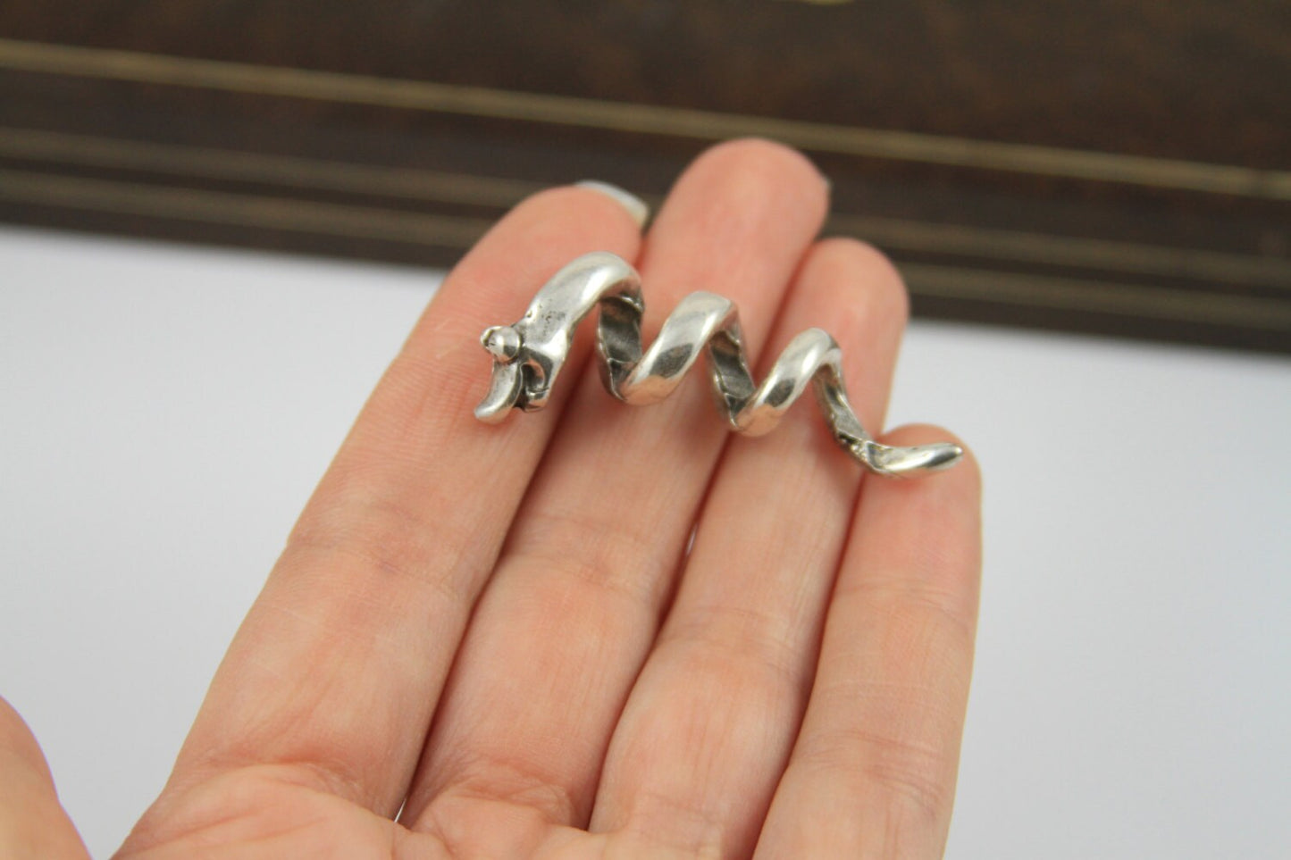 RS0093>>MADE IN EUROPE snake slider, zamak slider, bracelet snake slider, necklace slider, (76652/05)Qty1