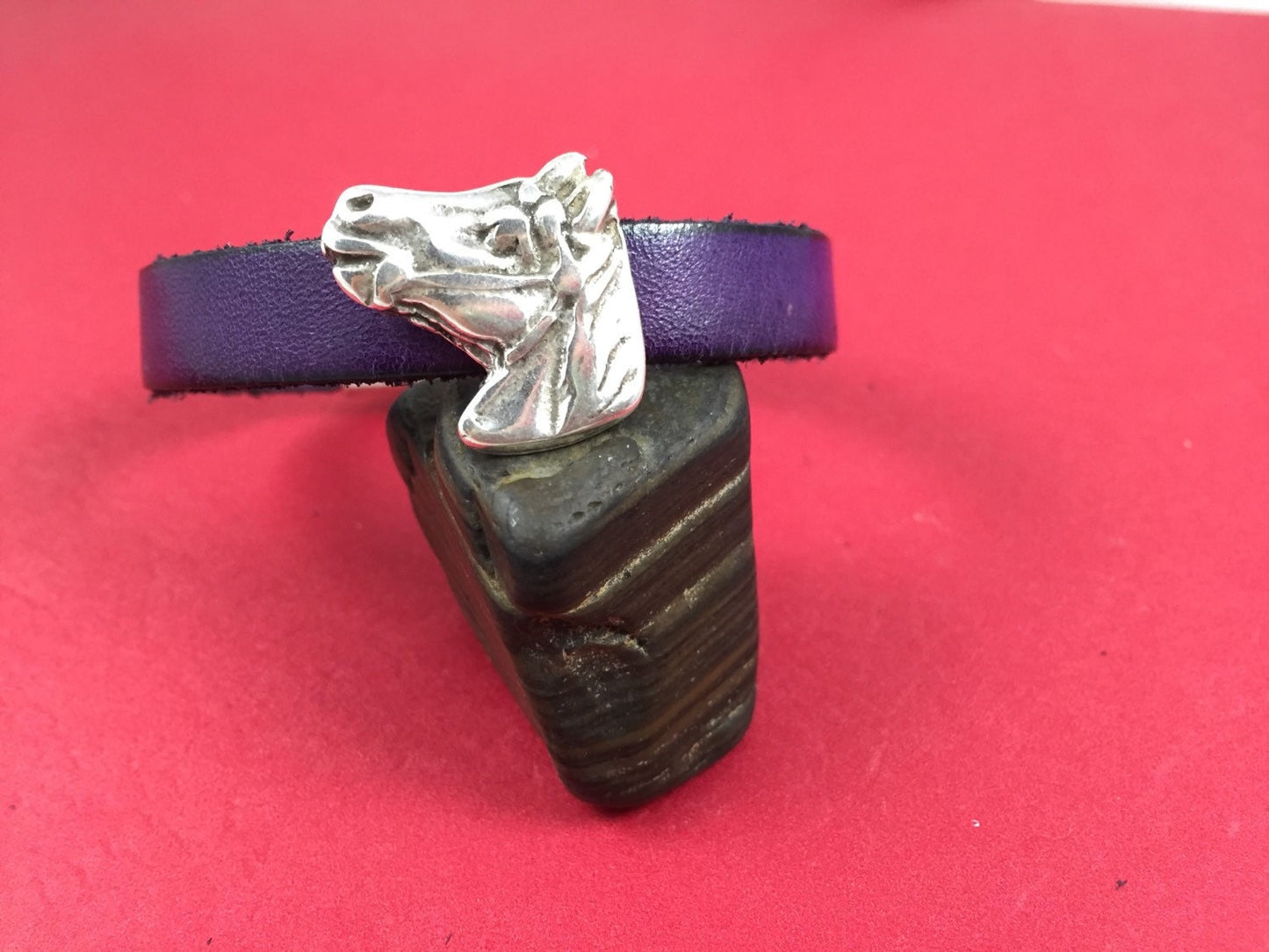 FS0116>>MADE IN EUROPE 2 zamak sliders, horse slider, horse head slider,  zamak horse head slider, 10mm flat cord slider Qty2