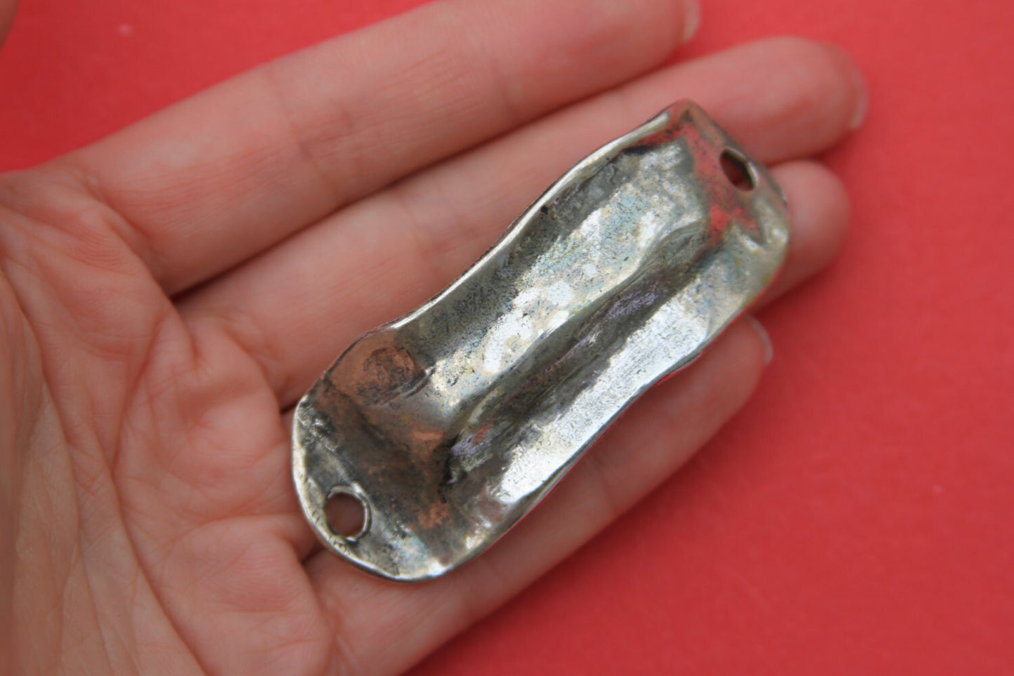 B0041>>MADE in EUROPE zamak half bracelet, silver half bracelet, zamak connector (ABLZ27S)qty1
