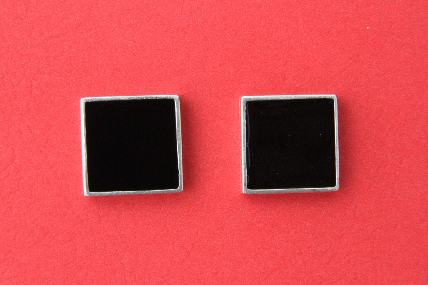 3/2 MADE in EUROPE black enamel slider, black square slider, 20mm slider, 20mm black slider (X5962AS) qty1